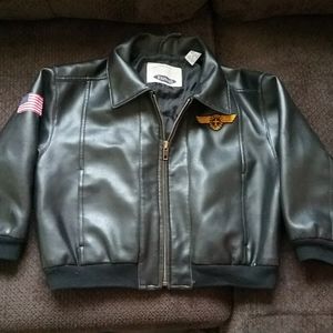 Express zip up leather Harley Davidson jacket